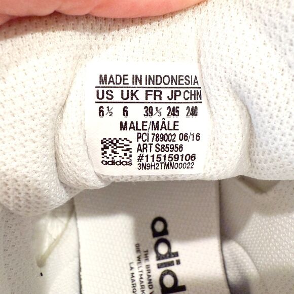 NWOT Adidas Pro Model Superstar High Top Sneaker Shoes White Black 6.5 M / 8 W - Picture 8 of 10